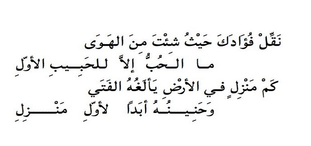 من روائع الشعر الجاهلى - من اجمل ما لمس القلب من اشعار الجاهلية 2230 17