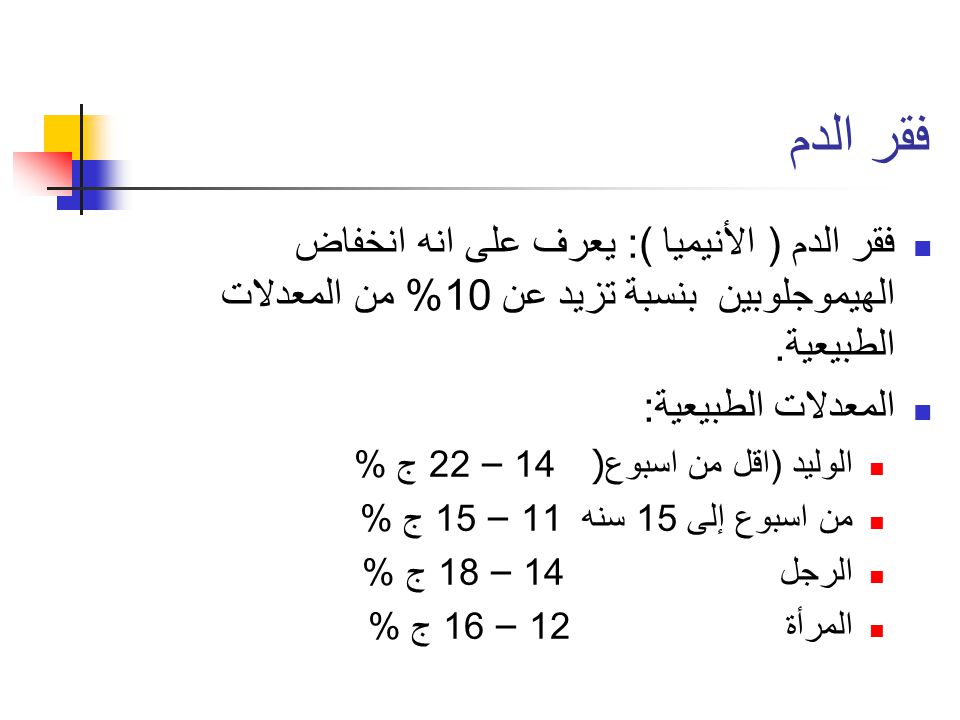 نسبة الانيميا الطبيعية للحامل - احذري من تعرضك لفقر الدهم 4050 2